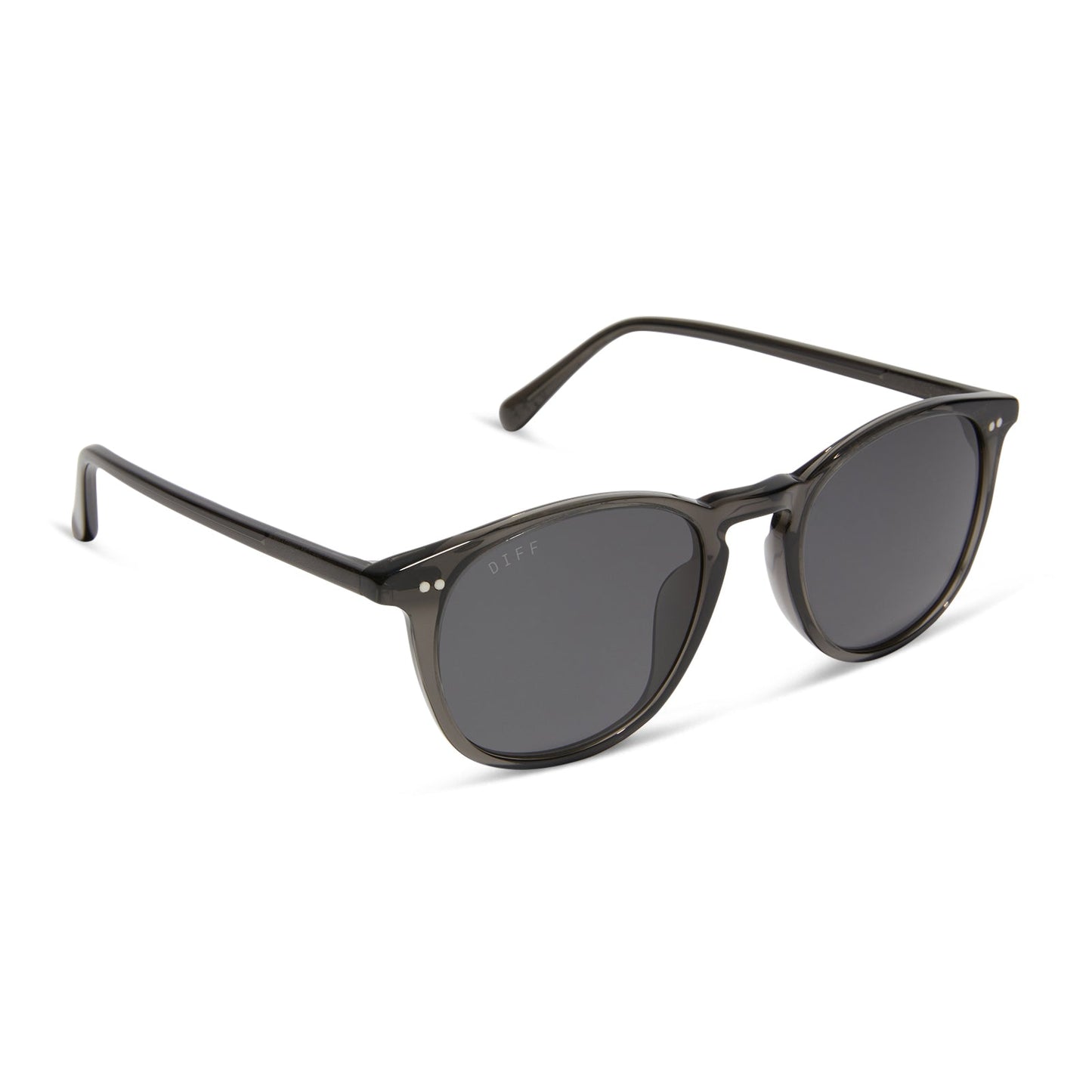 JAXSON XL - BLACK SMOKE CRYSTAL + GREY + POLARIZED SUNGLASSES