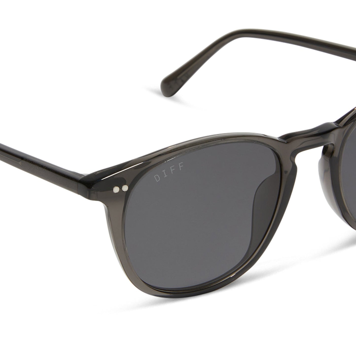 JAXSON XL - BLACK SMOKE CRYSTAL + GREY + POLARIZED SUNGLASSES