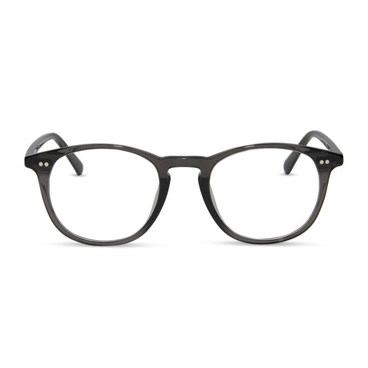 JAXSON XL - BLACK SMOKE CRYSTAL + PRESCRIPTION GLASSES