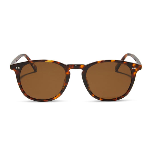 JAXSON XL - RICH TORTOISE + BROWN + POLARIZED SUNGLASSES