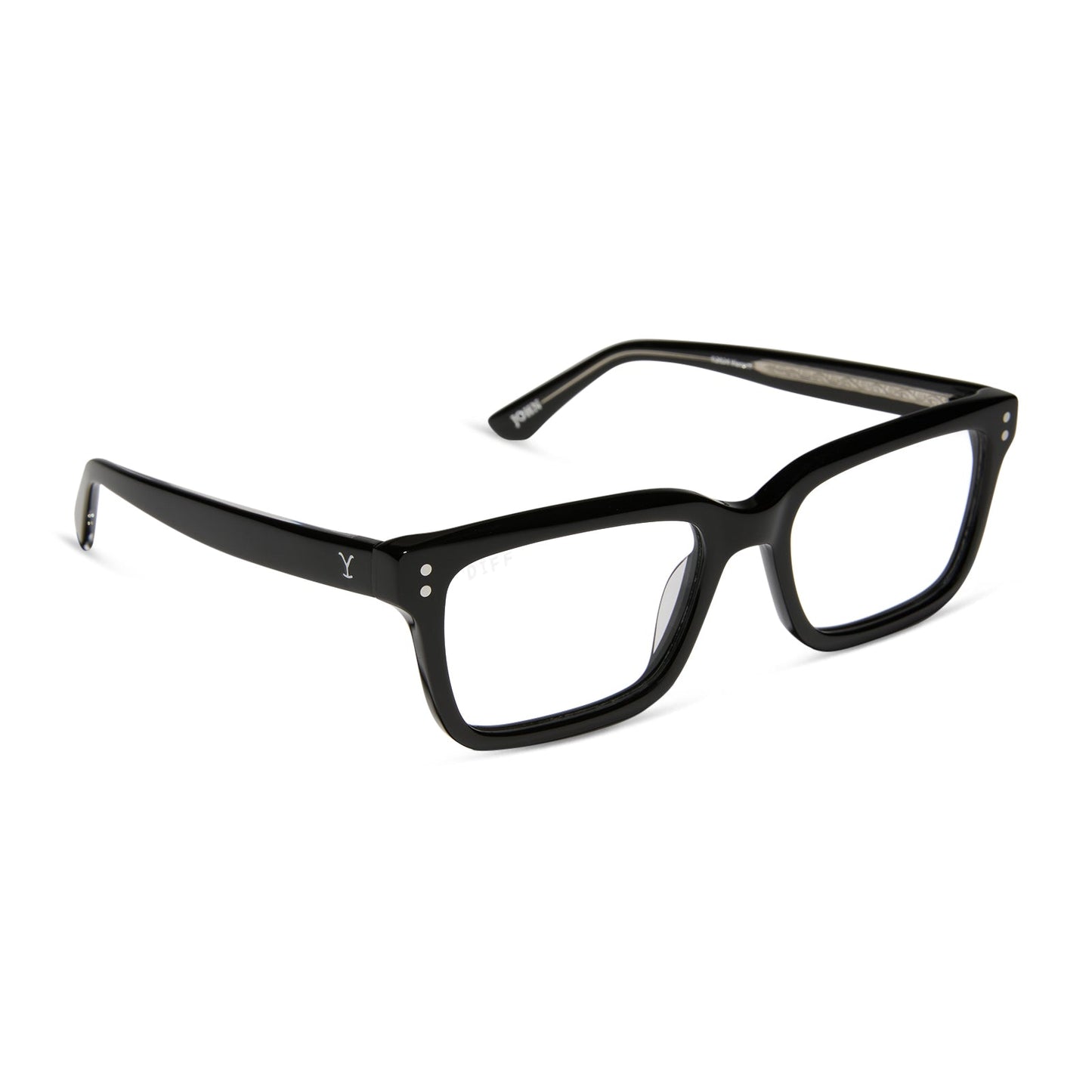 JOHN DUTTON - DEEP DUTTON BLACK + PRESCRIPTION GLASSES