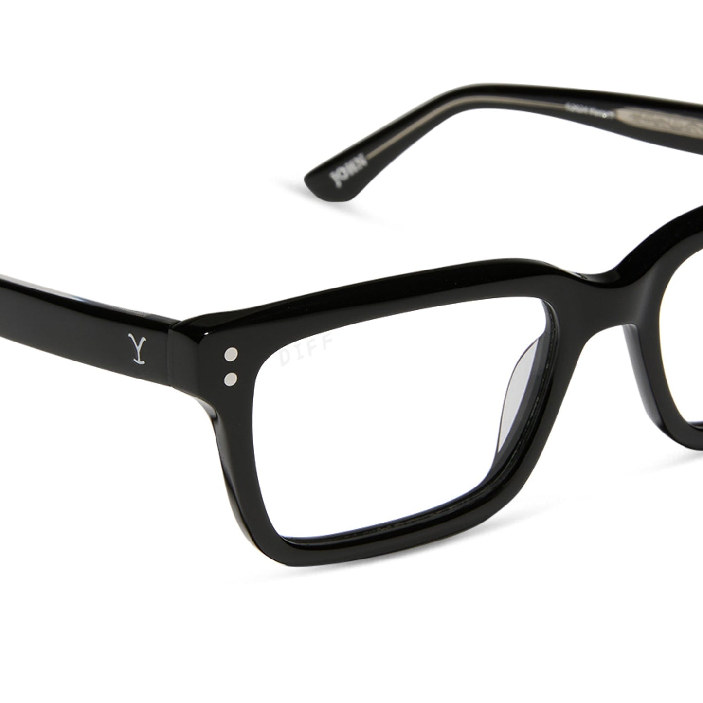 JOHN DUTTON - DEEP DUTTON BLACK + PRESCRIPTION GLASSES