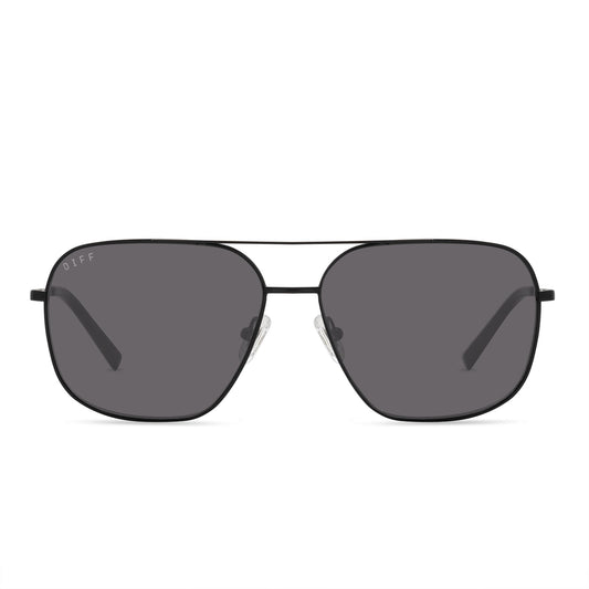 JONAS - BLACK + GREY POLARIZED SUNGLASSES