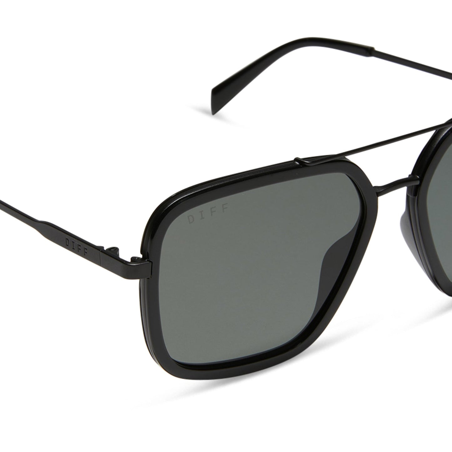 JORDAN - BLACK + GREY + POLARIZED SUNGLASSES