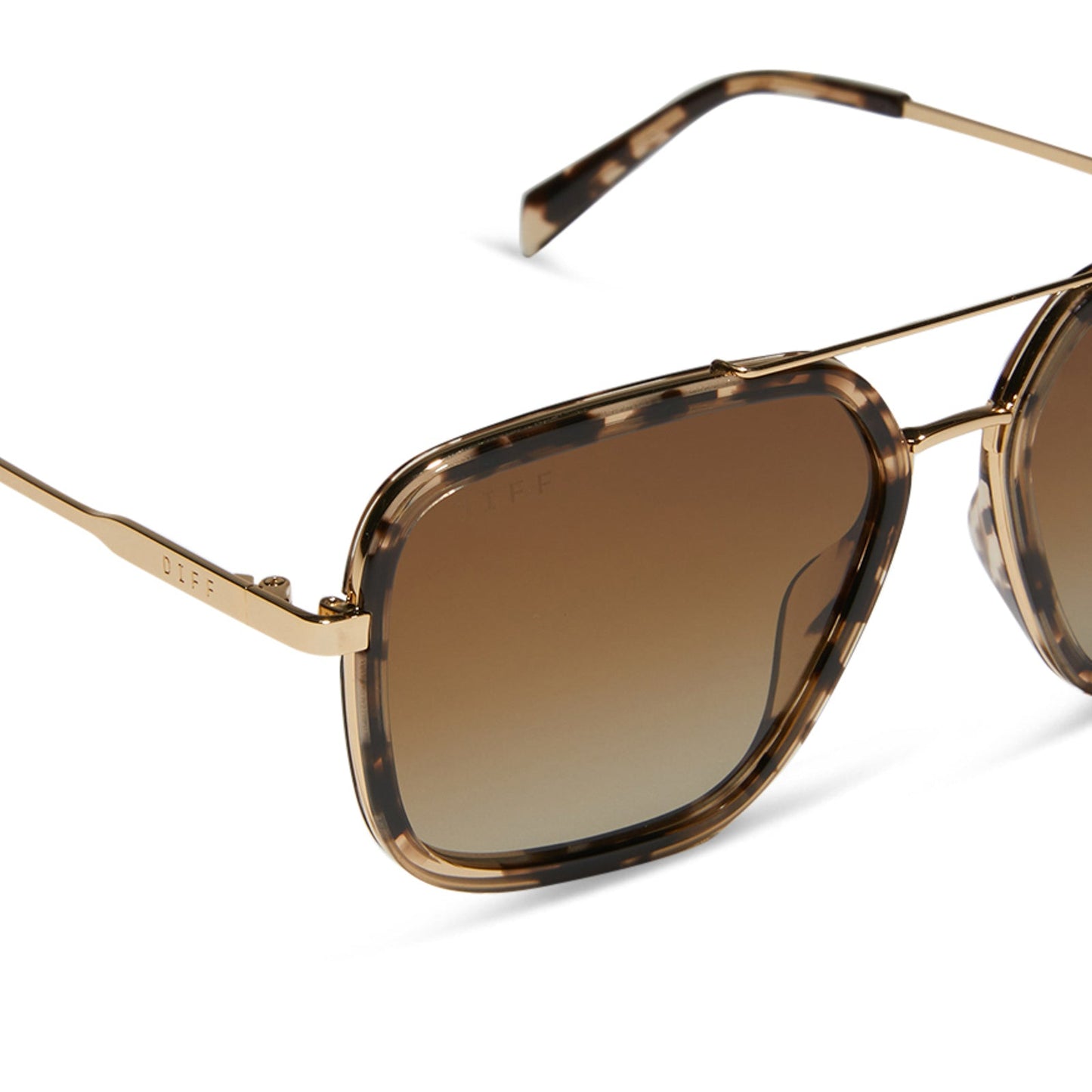 JORDAN - ESPRESSO TORTOISE + BROWN GRADIENT + POLARIZED SUNGLASSES