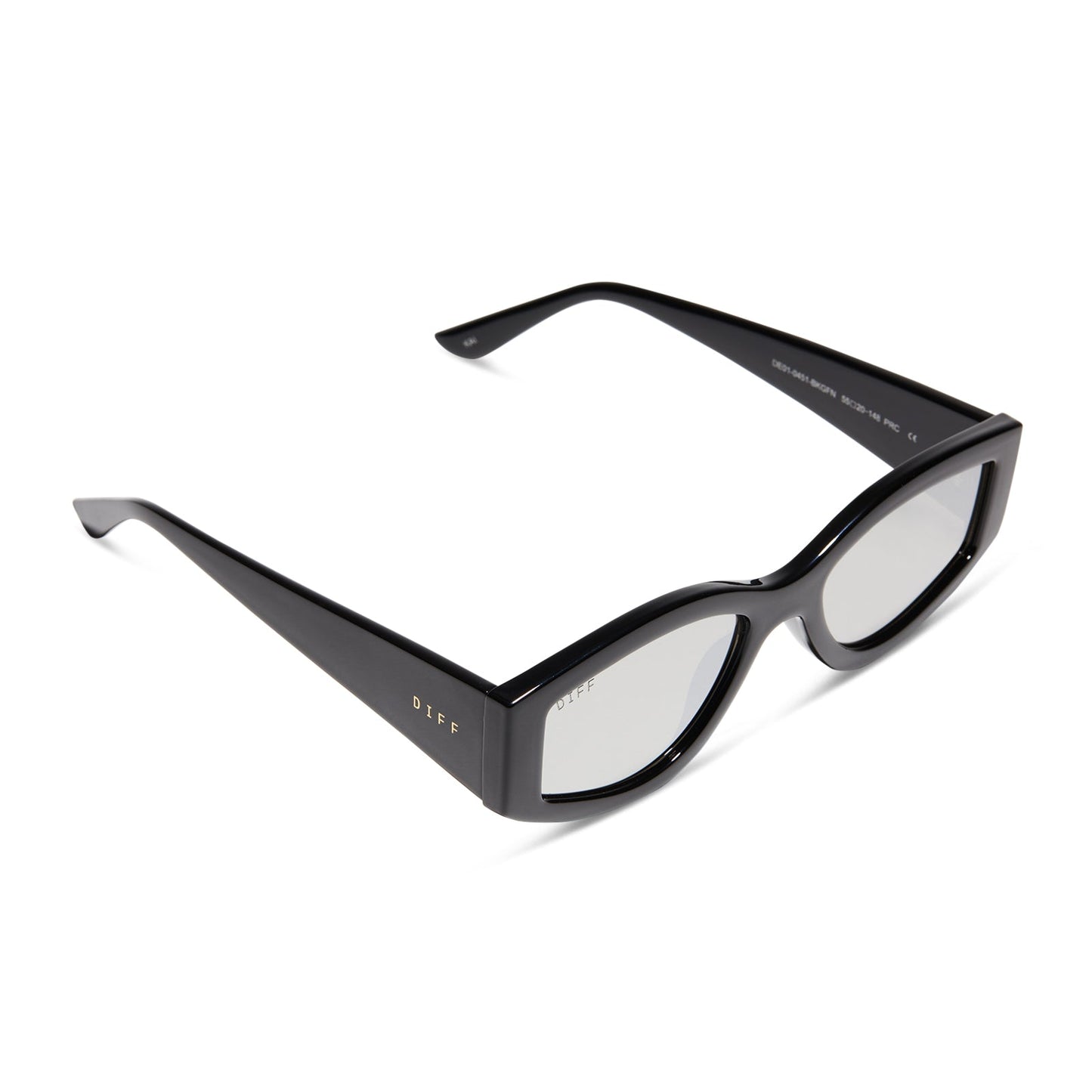 KAI - BLACK + GREY MIRROR SUNGLASSES