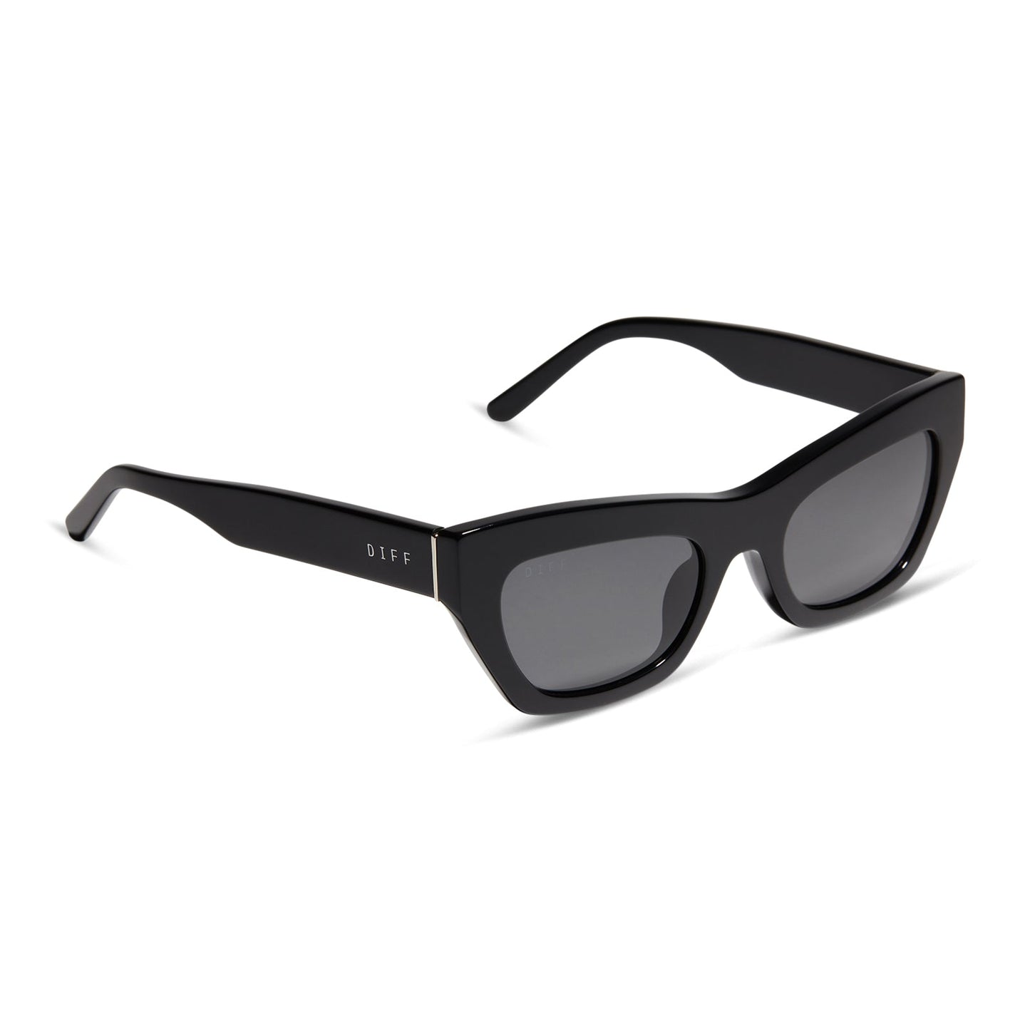 KATARINA - BLACK + GREY + POLARIZED SUNGLASSES