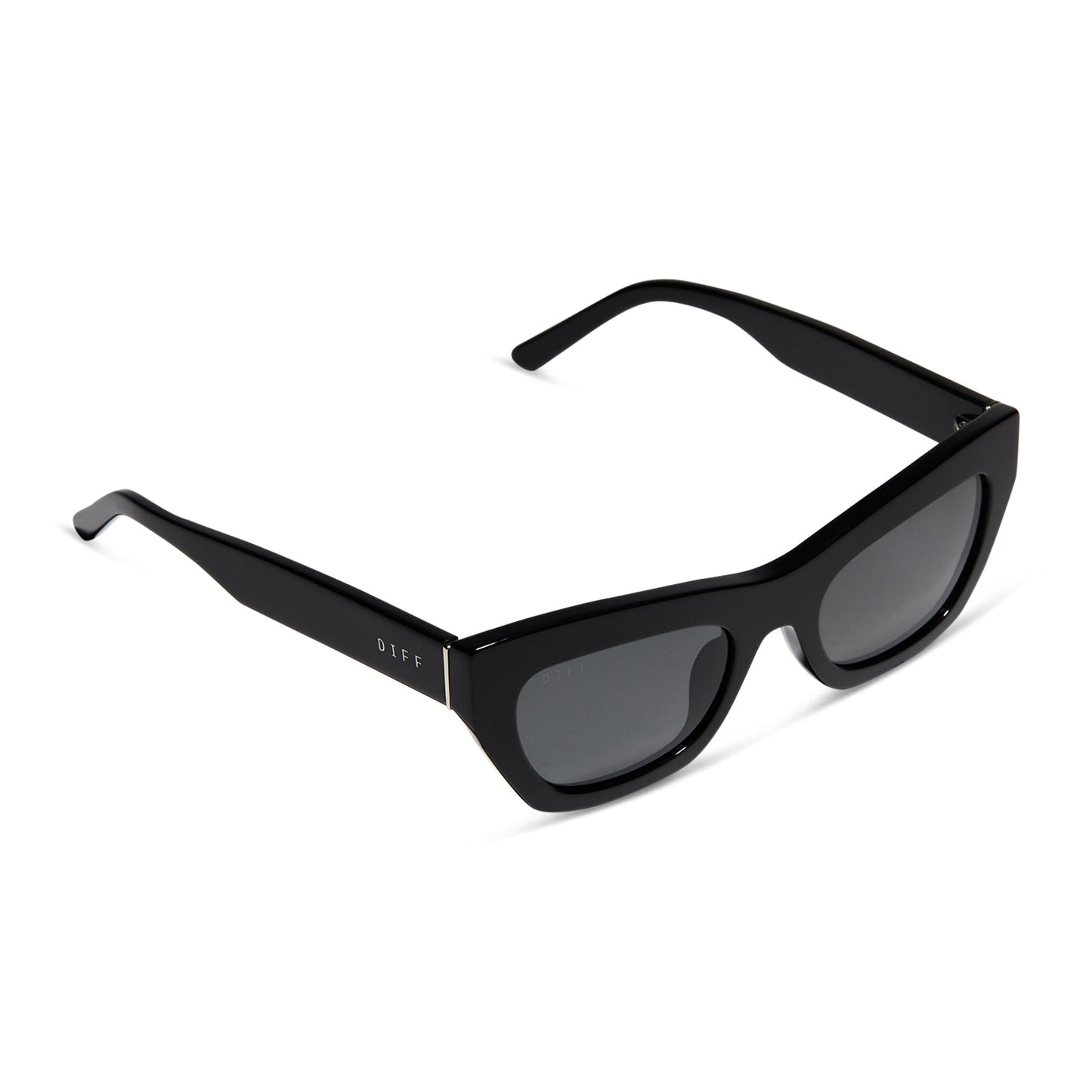 KATARINA - BLACK + GREY + POLARIZED SUNGLASSES