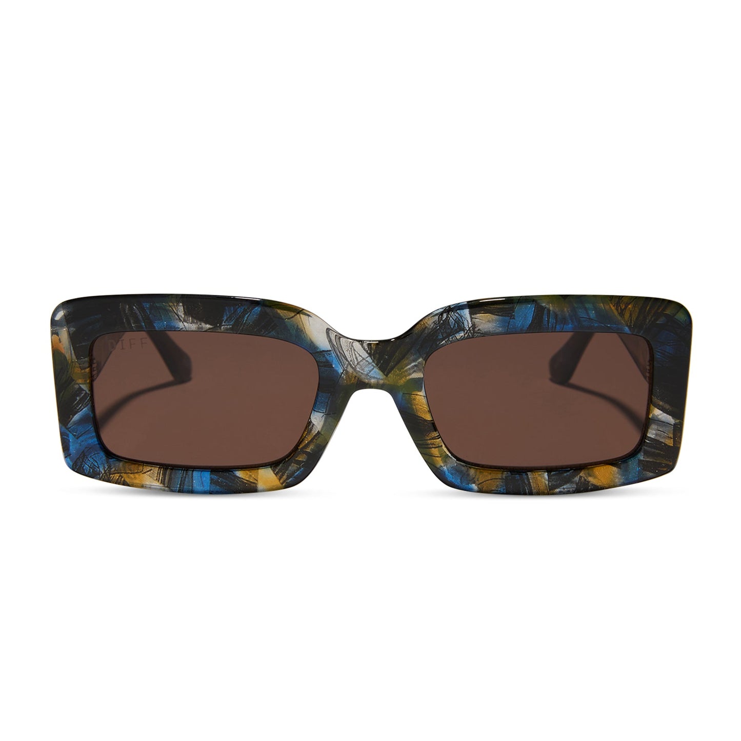 KATIE - GLACIAL TORTOISE + BROWN SUNGLASSES