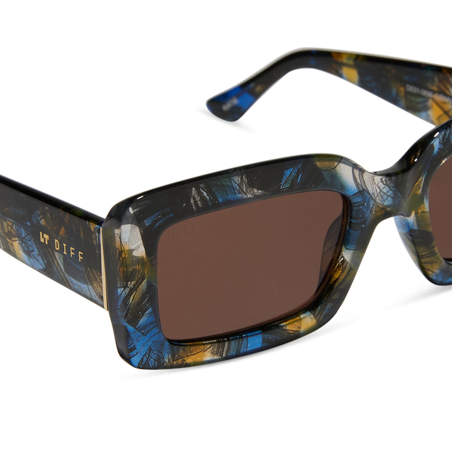 KATIE - GLACIAL TORTOISE + BROWN SUNGLASSES