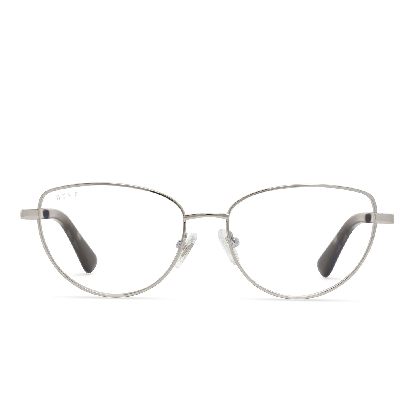 KERI - SILVER/TORTOISE + BLUE LIGHT TECHNOLOGY GLASSES