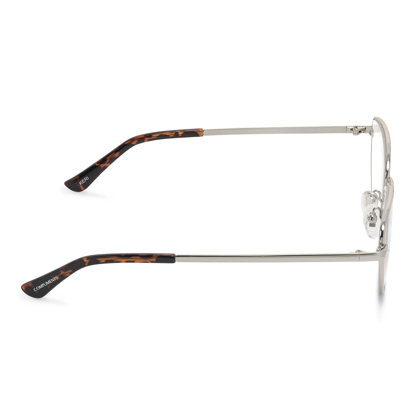 KERI - SILVER/TORTOISE + BLUE LIGHT TECHNOLOGY GLASSES