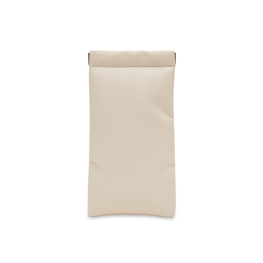 LEATHER POUCH - CREAM