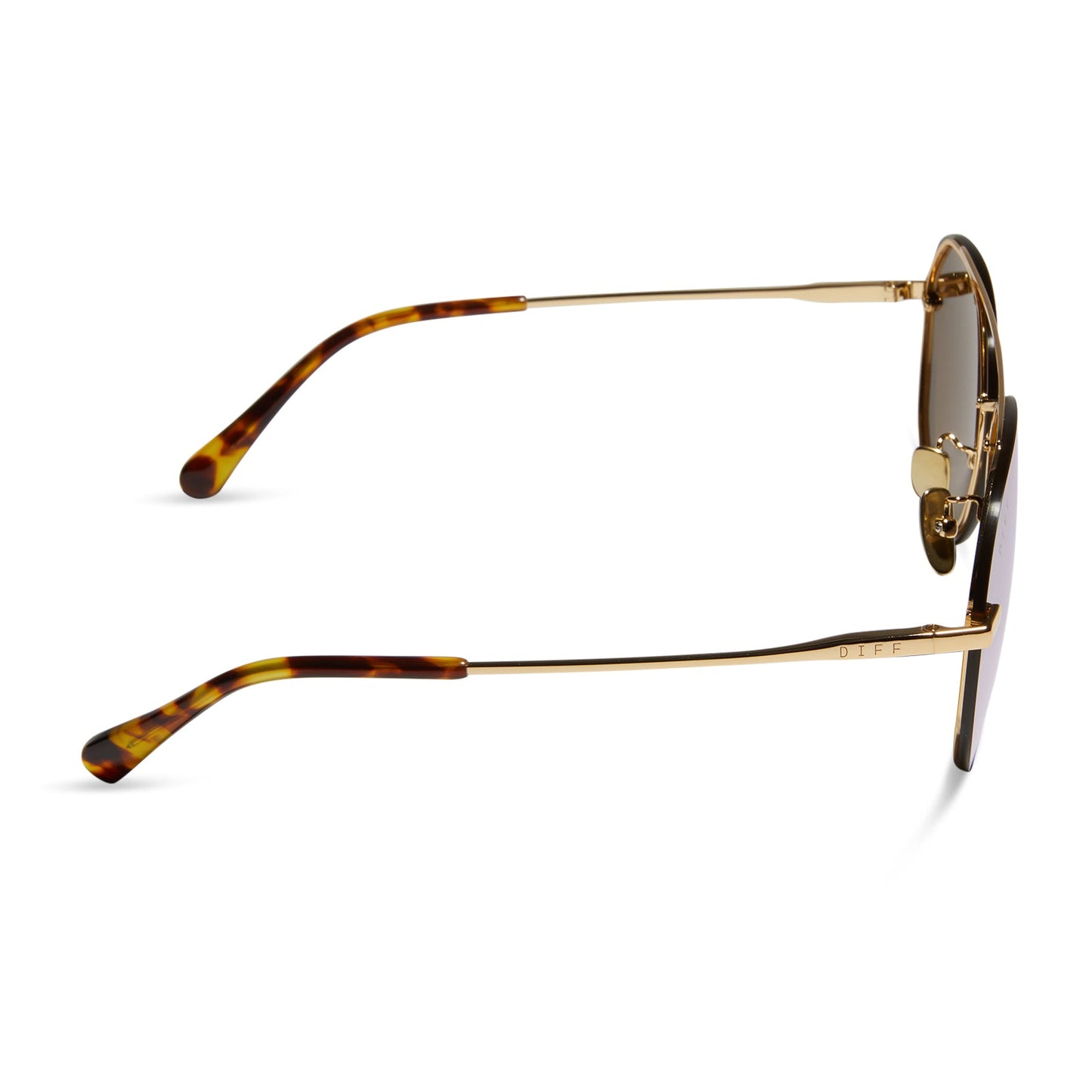 LENOX - GOLD + BRILLIANT GOLD MIRROR + POLARIZED SUNGLASSES