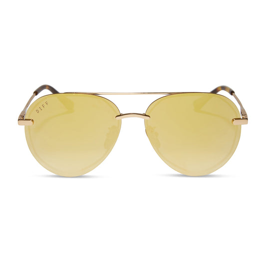 LENOX XS - GOLD + BRILLIANT GOLD MIRROR + POLARIZED SUNGLASSES