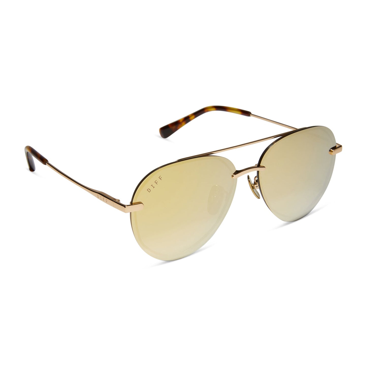 LENOX XS - GOLD + BRILLIANT GOLD MIRROR + POLARIZED SUNGLASSES