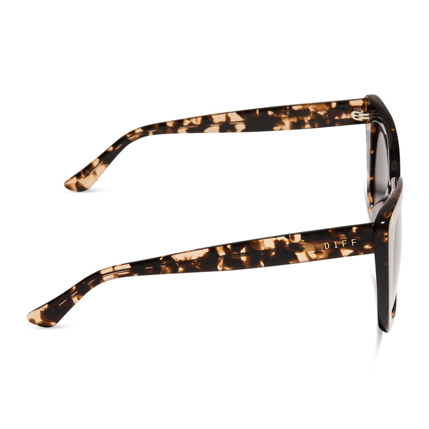 LIZZY - ESPRESSO TORTOISE + GREY + POLARIZED SUNGLASSES