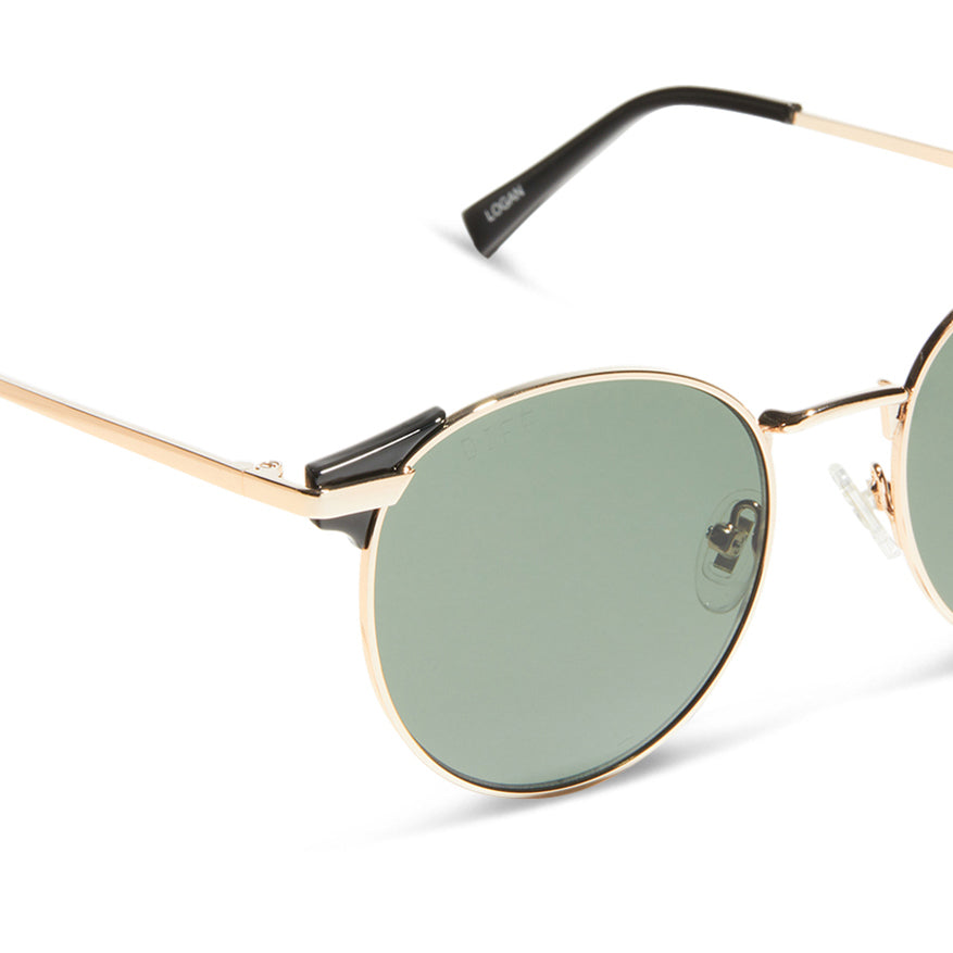 LOGAN - GOLD + G15 SUNGLASSES