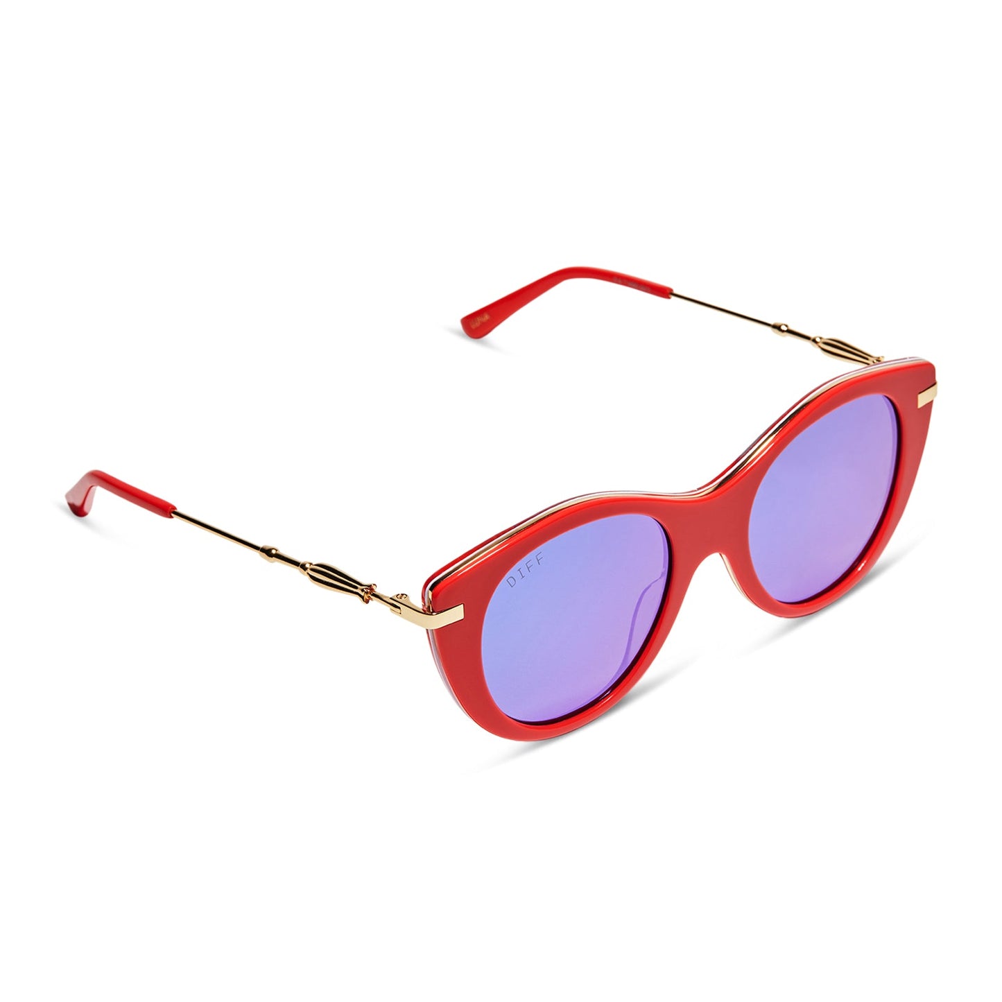 LUNA LOVEGOOD™ - LUNA PINK + PURPLE MIRROR SUNGLASSES