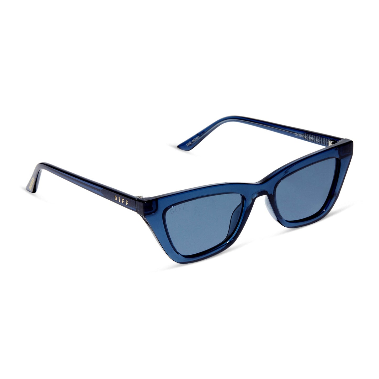 MADI NELSON - THE NOAH + TRANSPARENT NAVY BLUE + NAVY BLUE + POLARIZED SUNGLASSES