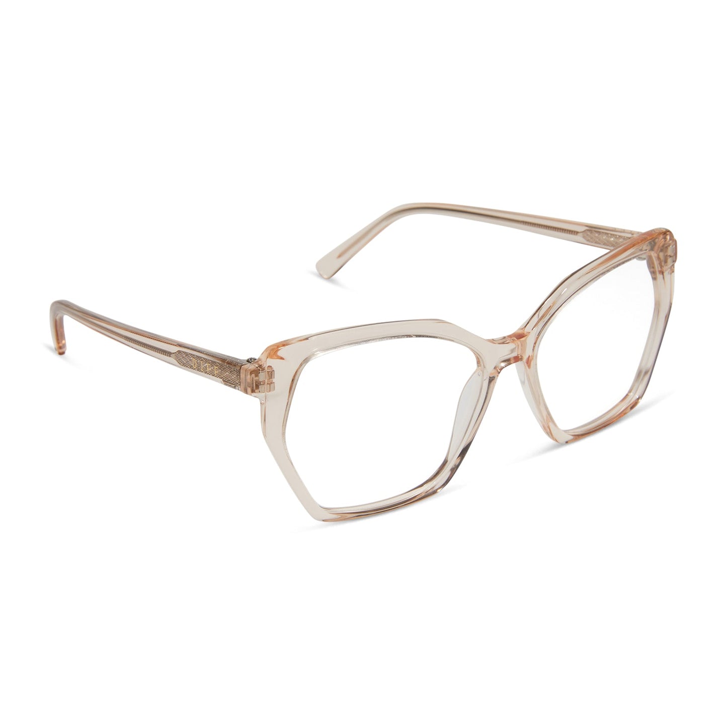 MAISIE - VINTAGE ROSE CRYSTAL + PRESCRIPTION GLASSES