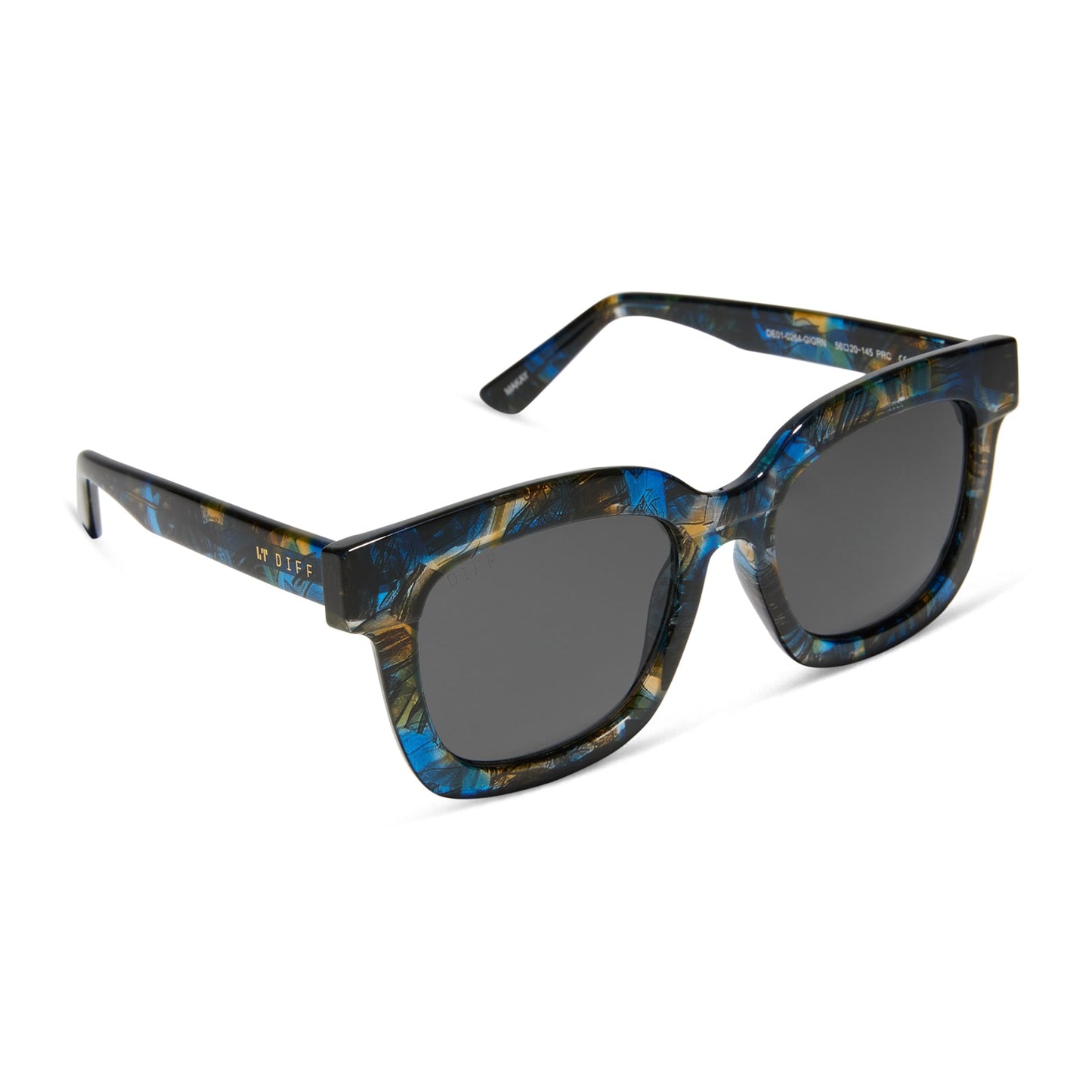 MAKAY - GLACIAL TORTOISE + GREY SUNGLASSES