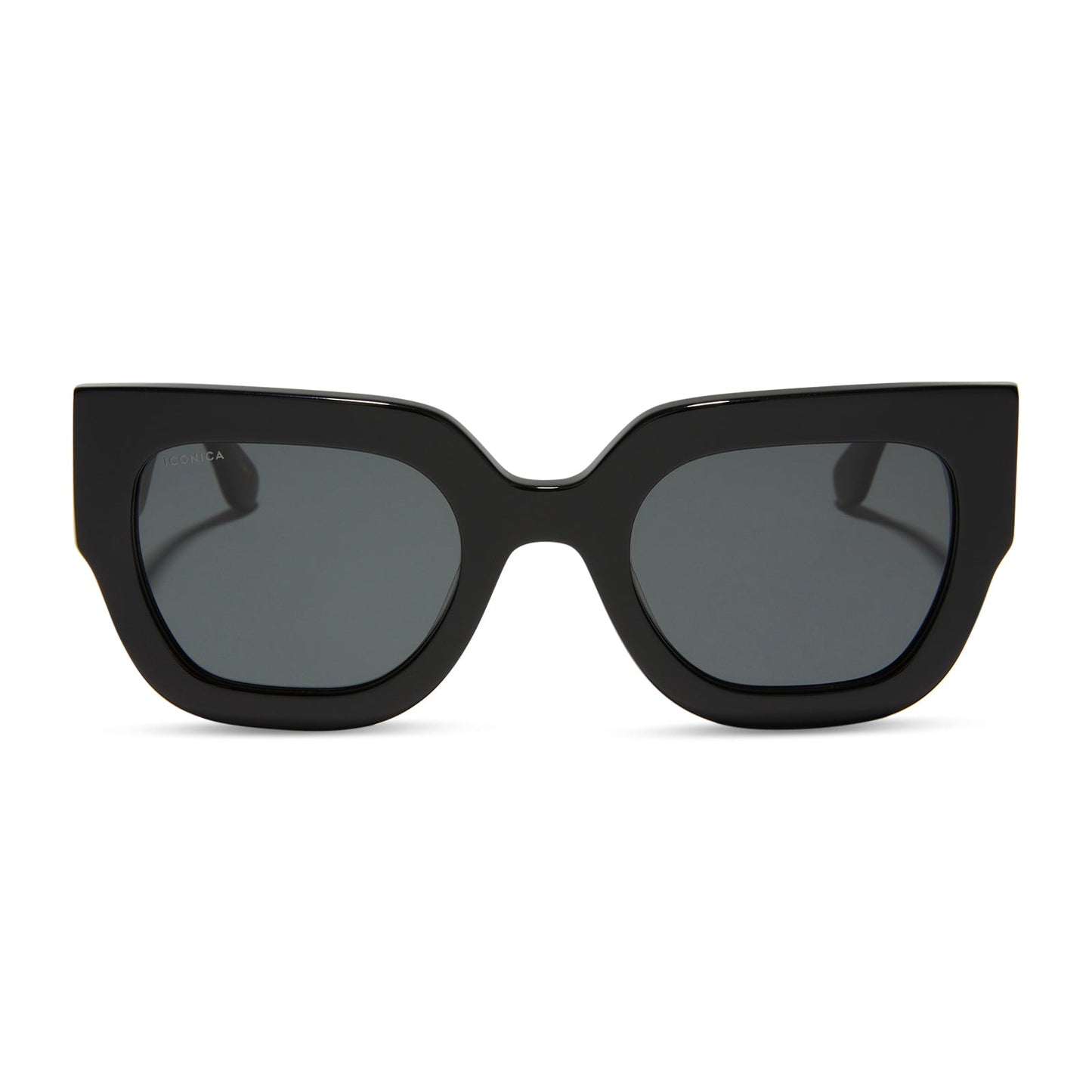 MAREN - BLACK + GREY + POLARIZED SUNGLASSES