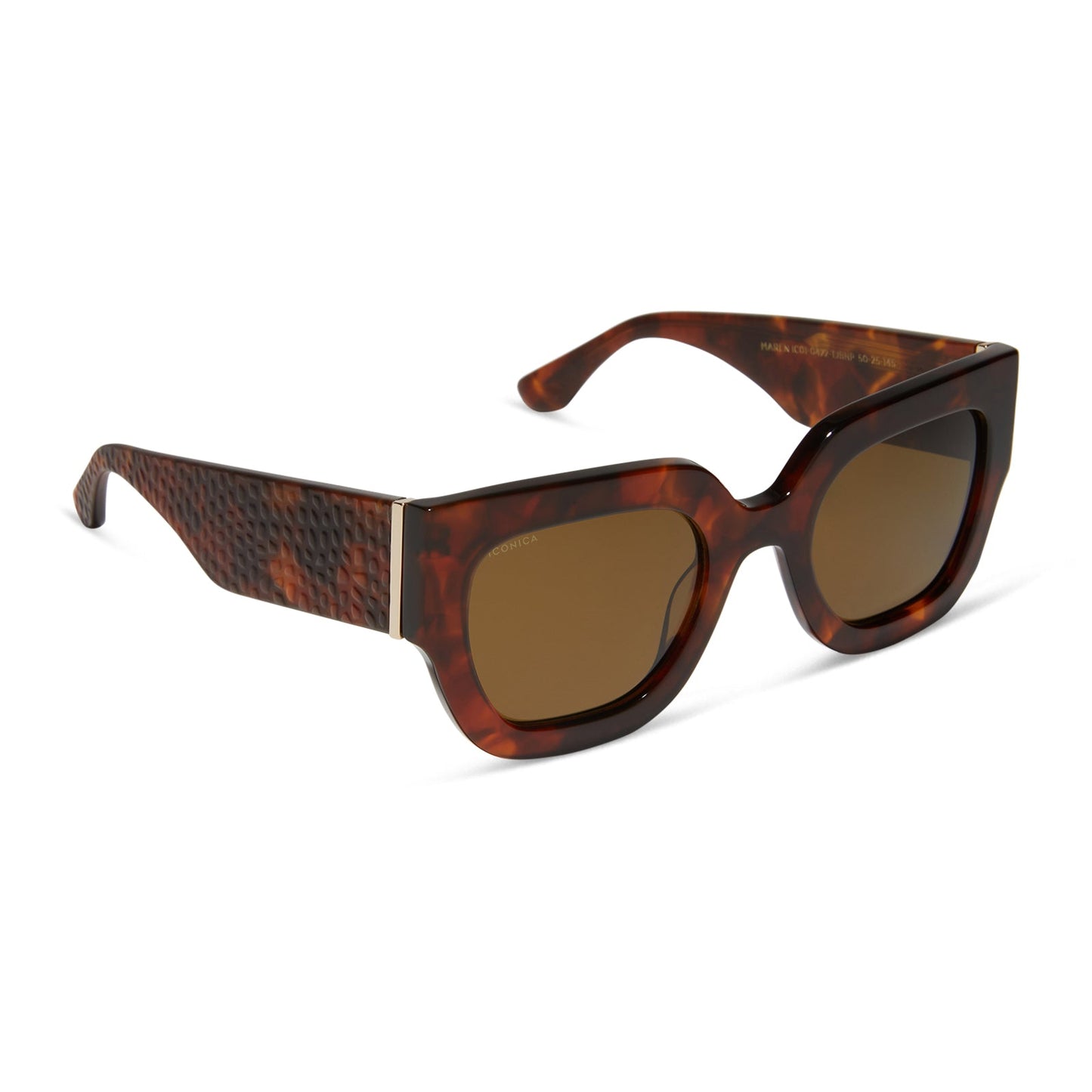 MAREN - SALTED CARAMEL TORTOISE + BROWN + POLARIZED SUNGLASSES