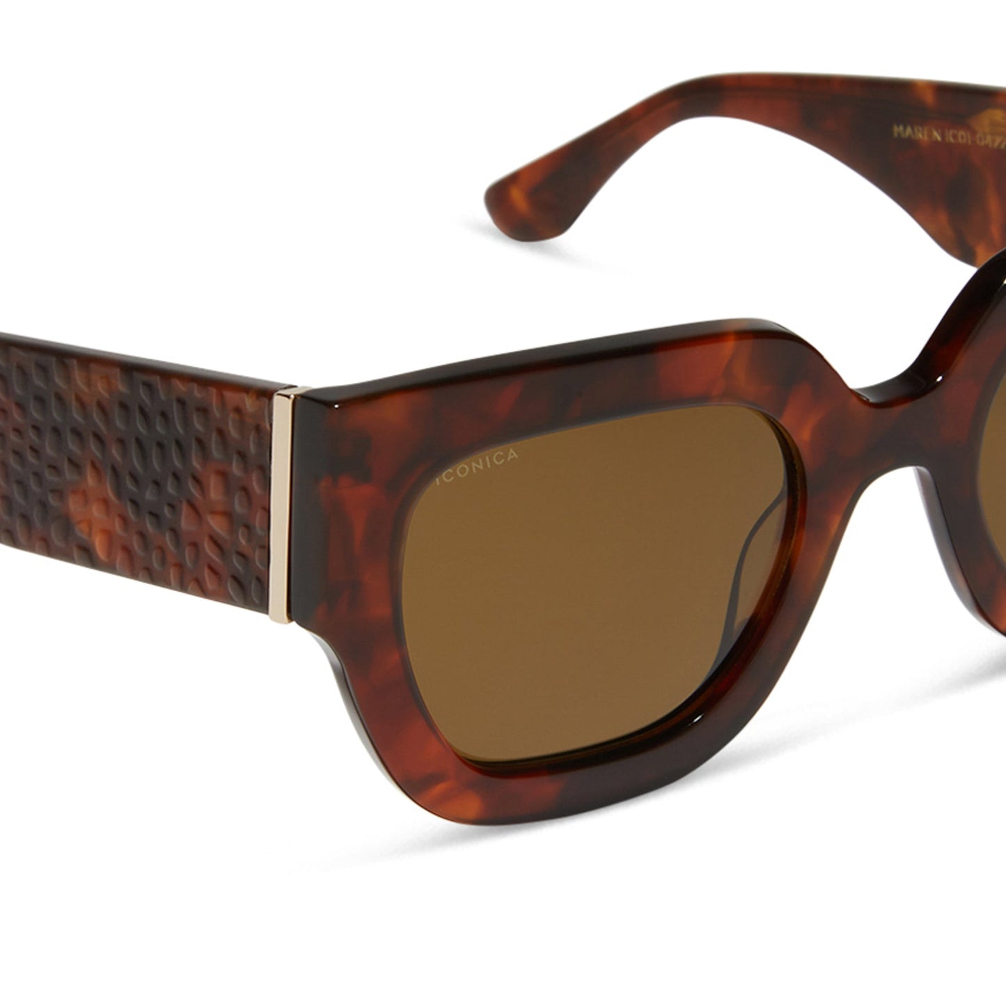 MAREN - SALTED CARAMEL TORTOISE + BROWN + POLARIZED SUNGLASSES