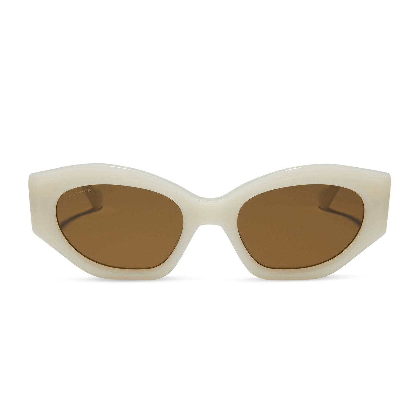 MARGOT - MERINGUE + BROWN + POLARIZED SUNGLASSES