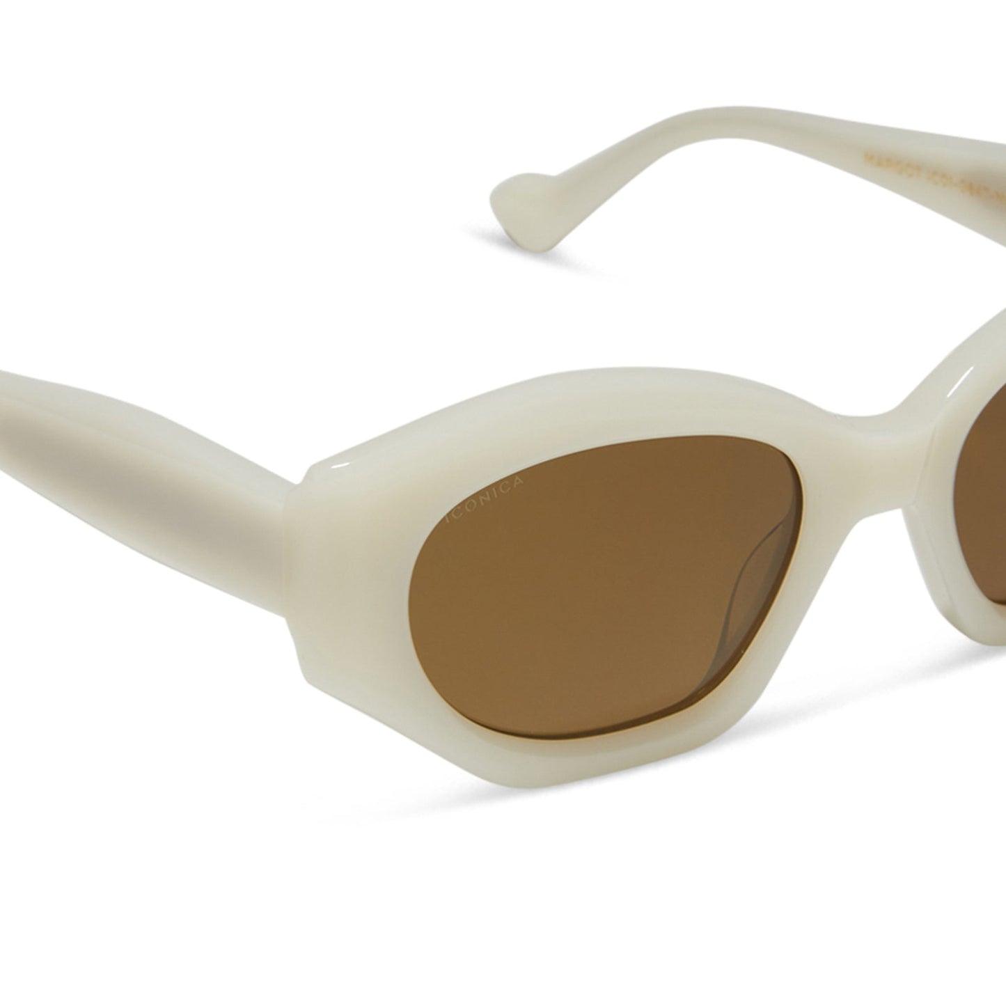 MARGOT - MERINGUE + BROWN + POLARIZED SUNGLASSES