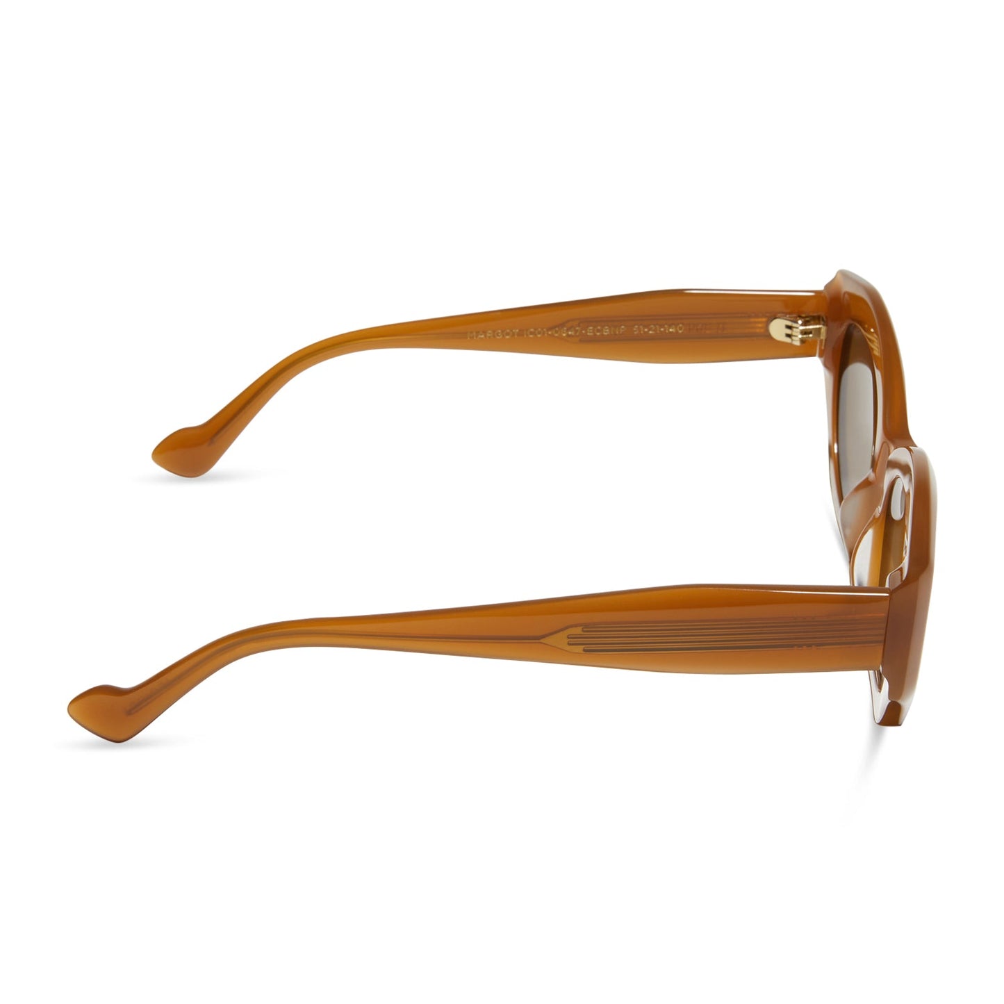 MARGOT - SALTED CARAMEL + BROWN + POLARIZED SUNGLASSES