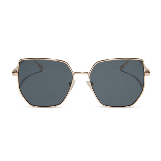 EMILY FAUVER - MAVERICK + GOLD + GREY SUNGLASSES