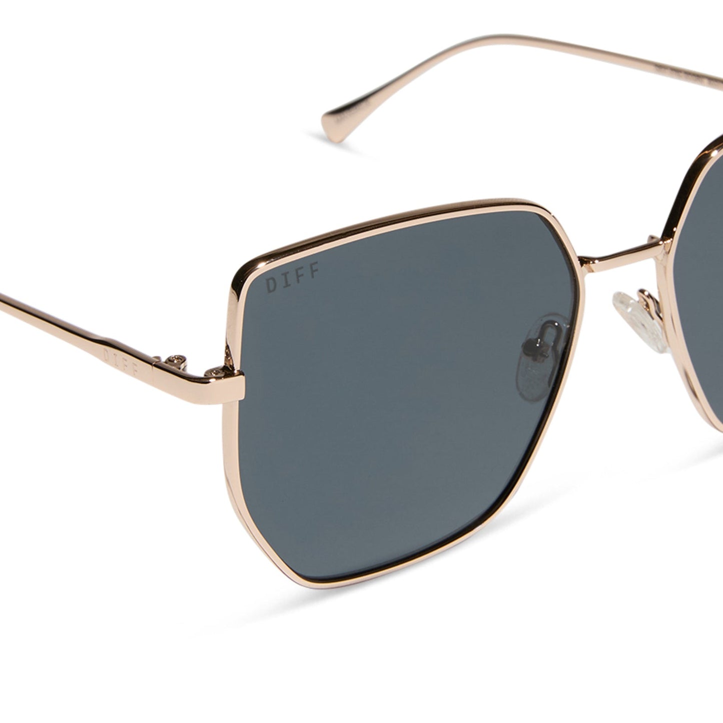 EMILY FAUVER - MAVERICK + GOLD + GREY SUNGLASSES