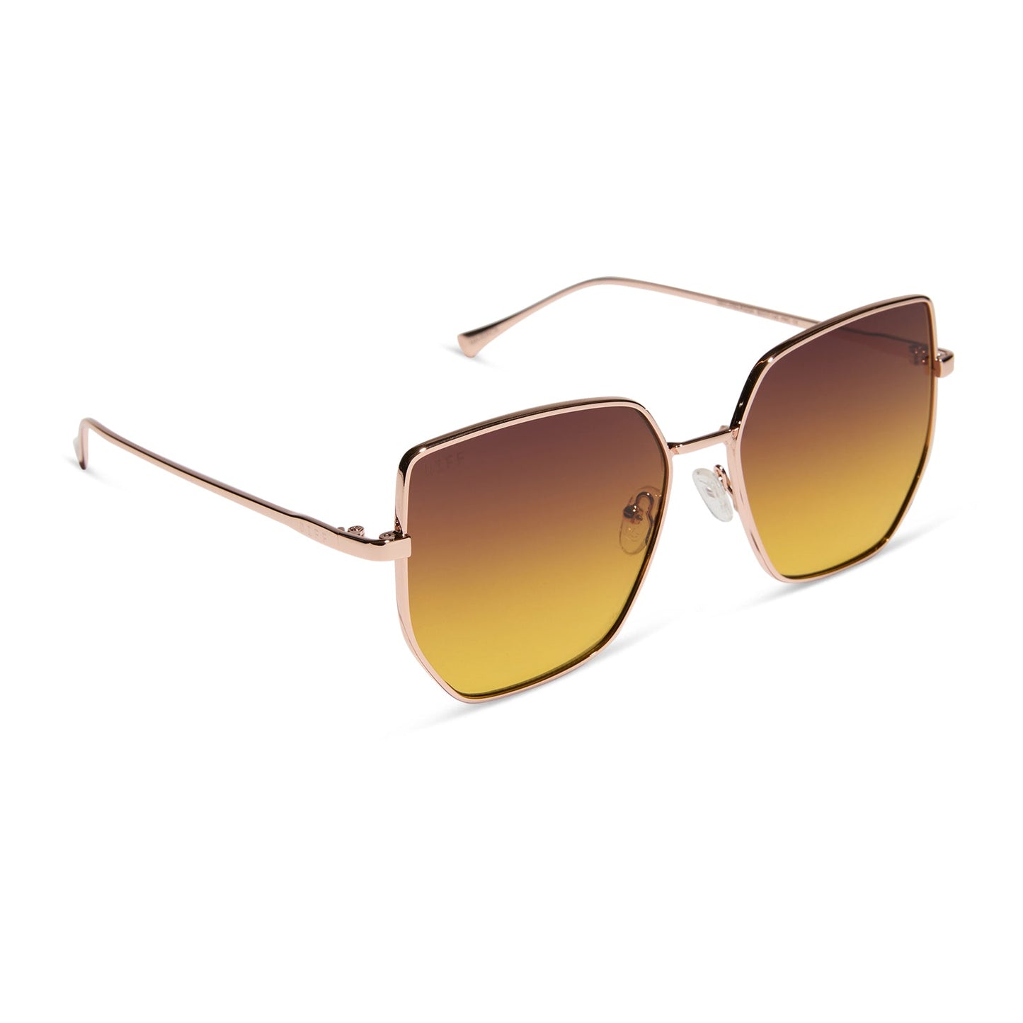 EMILY FAUVER - MAVERICK + ROSE GOLD + INCA GRADIENT SUNGLASSES