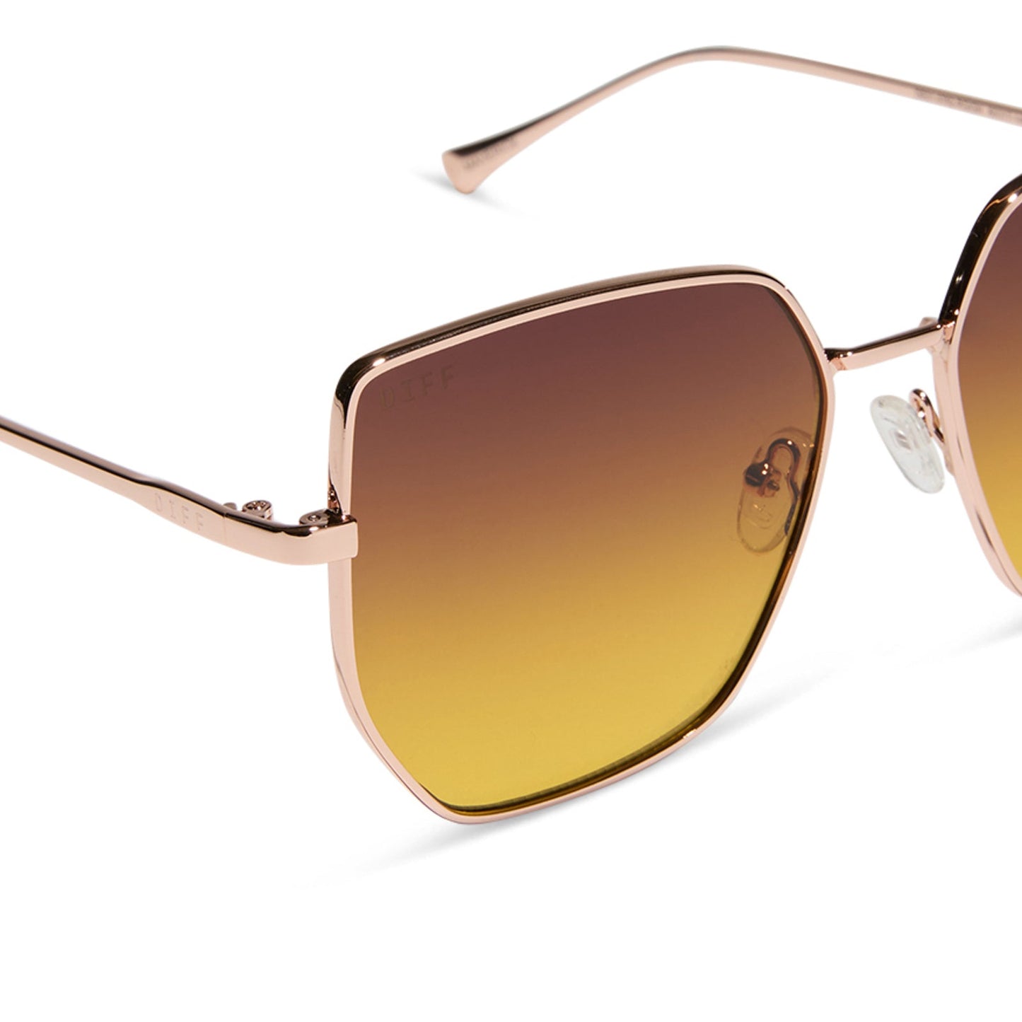 EMILY FAUVER - MAVERICK + ROSE GOLD + INCA GRADIENT SUNGLASSES