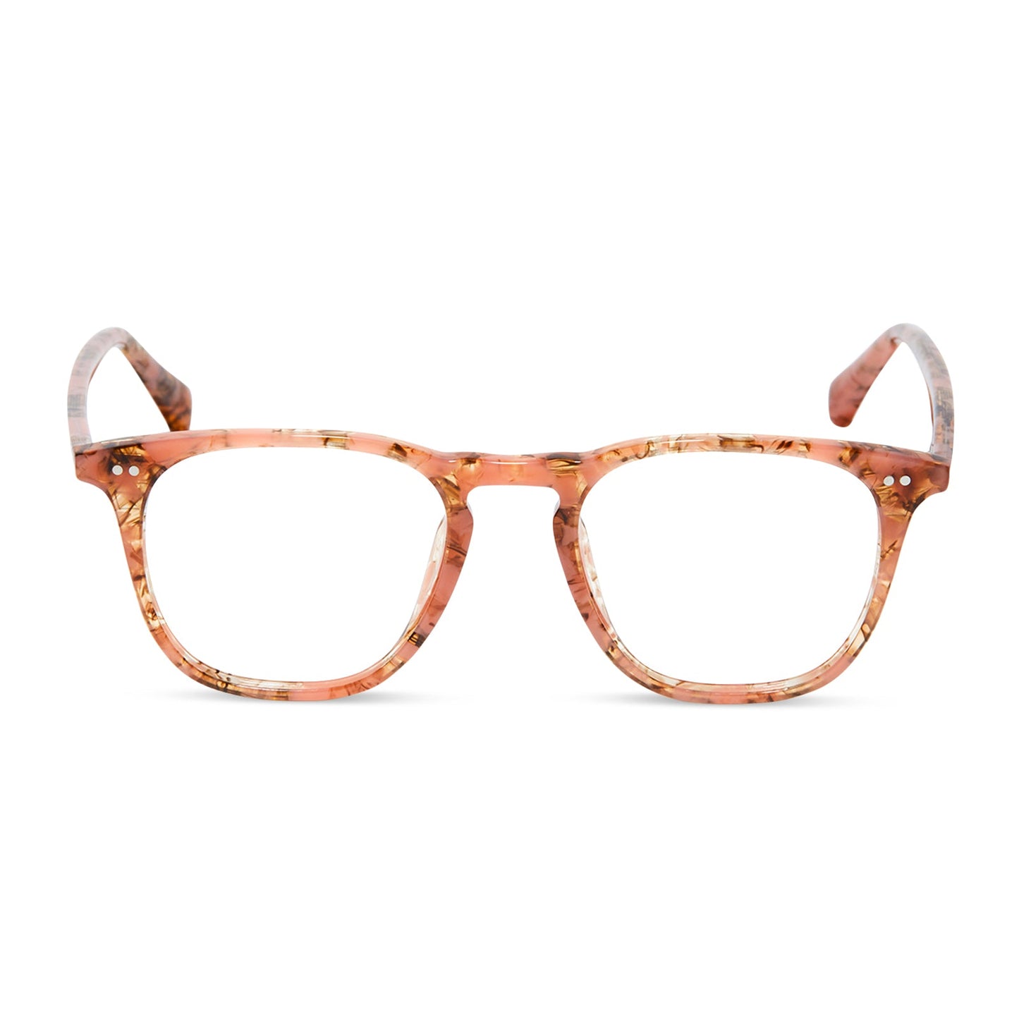 MAXWELL - BEIGE CORAL TORTOISE + PRESCRIPTION GLASSES