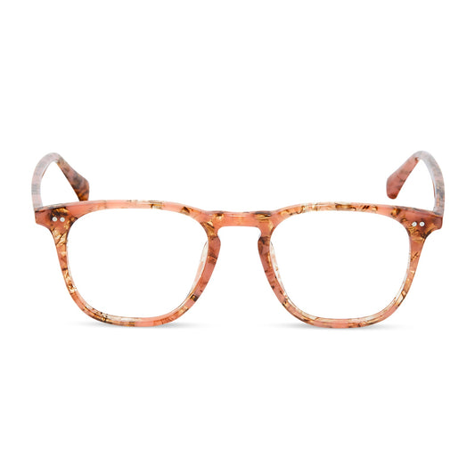 MAXWELL - BEIGE CORAL TORTOISE + PRESCRIPTION GLASSES