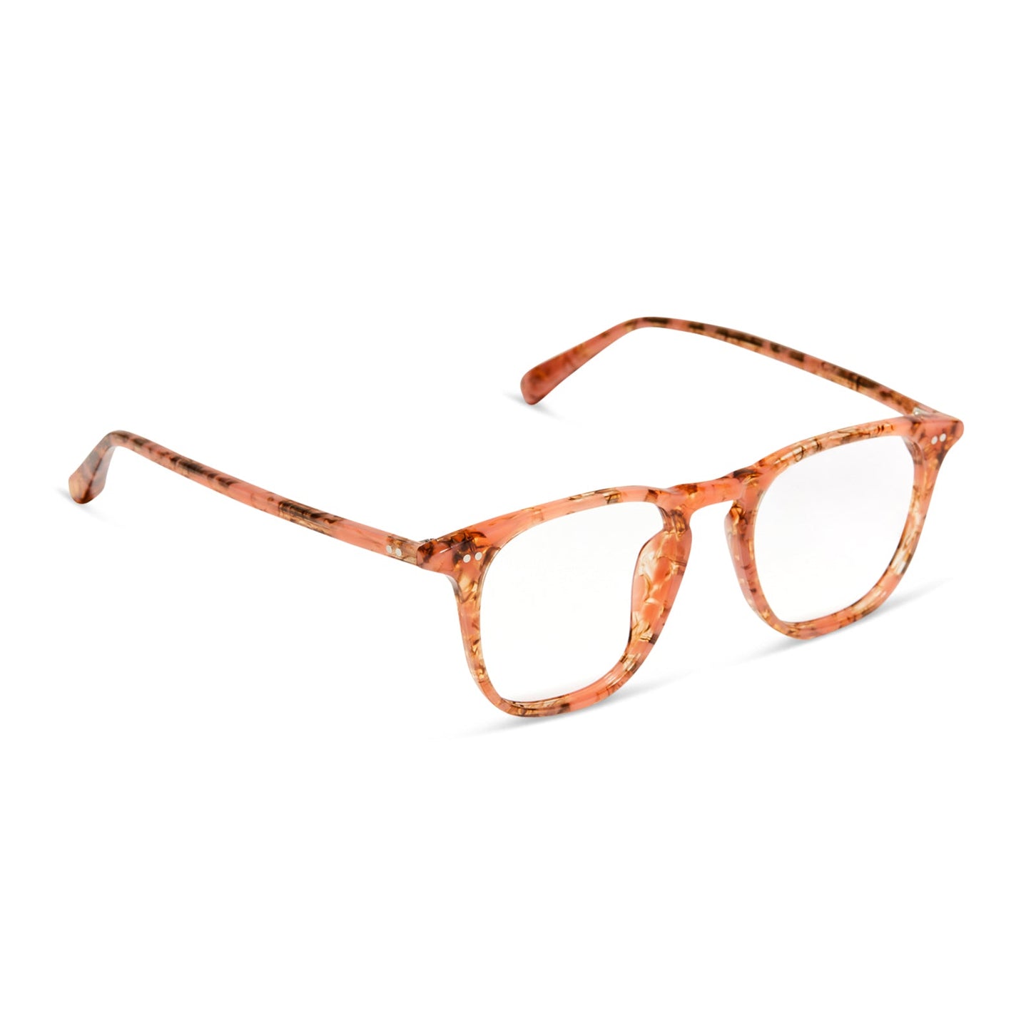 MAXWELL - BEIGE CORAL TORTOISE + PRESCRIPTION GLASSES