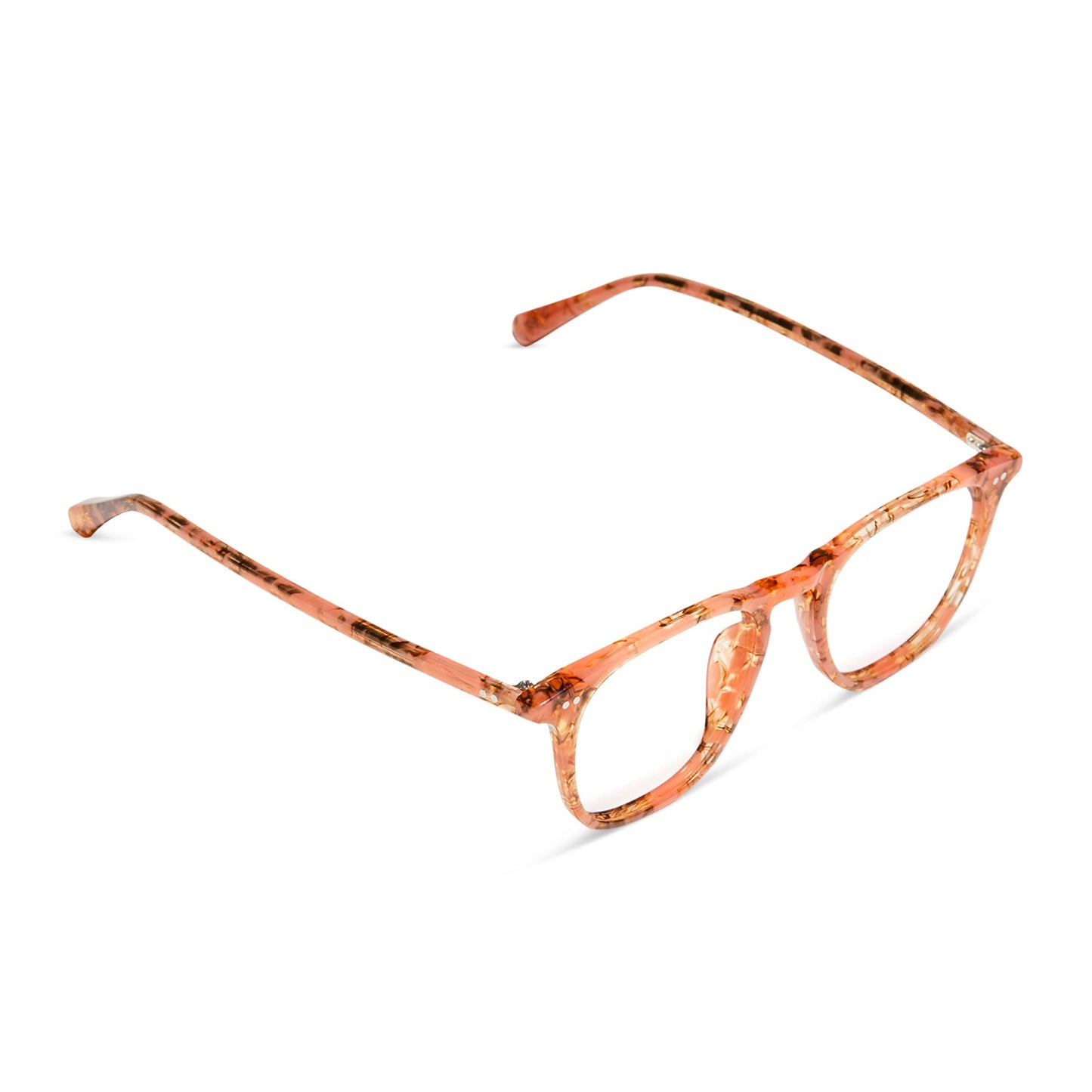 MAXWELL - BEIGE CORAL TORTOISE + PRESCRIPTION GLASSES