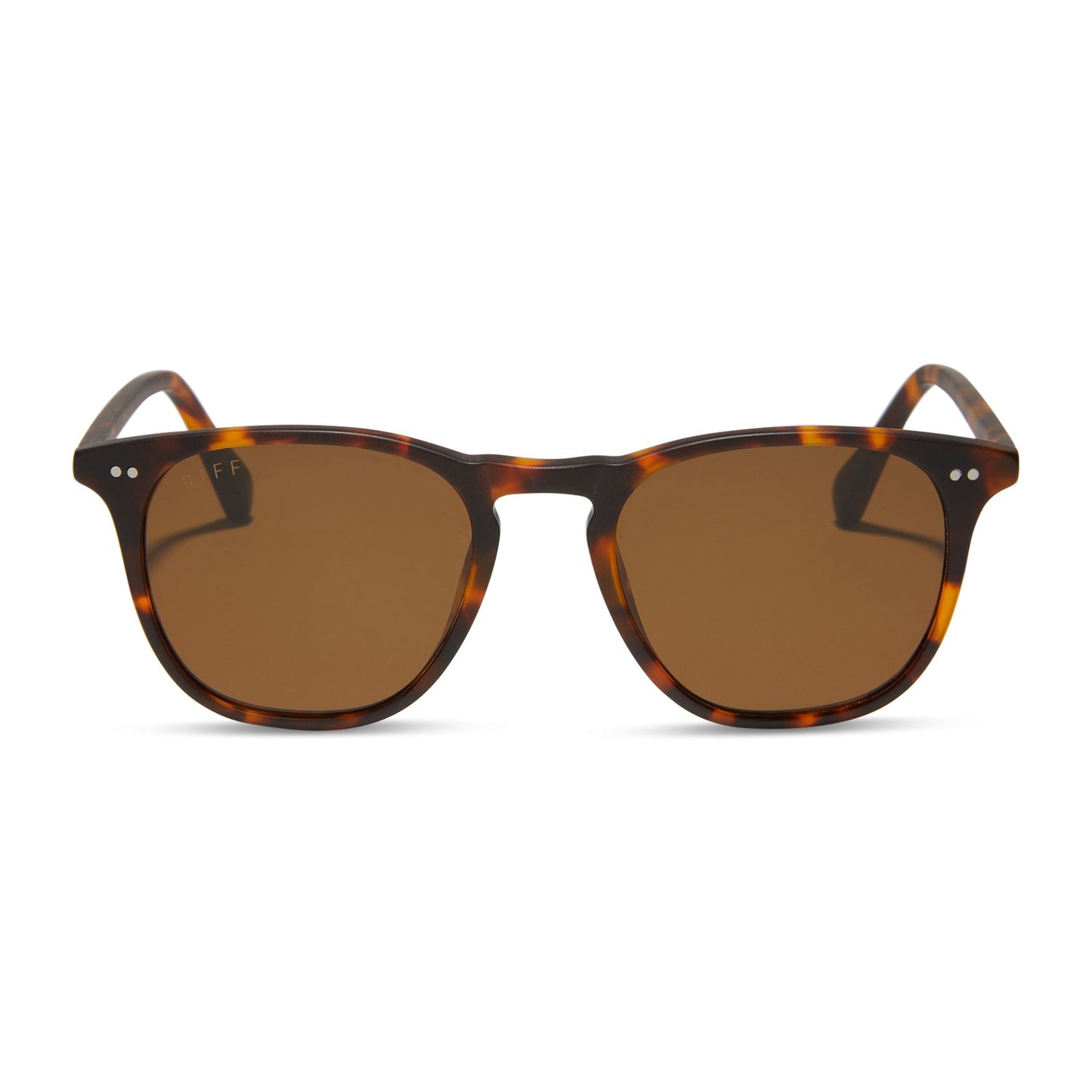 MAXWELL - MATTE RICH TORTOISE + BROWN + POLARIZED SUNGLASSES