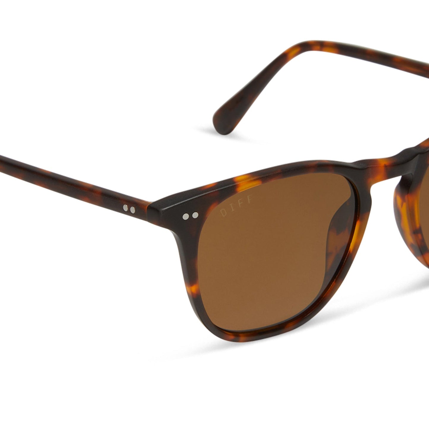 MAXWELL - MATTE RICH TORTOISE + BROWN + POLARIZED SUNGLASSES