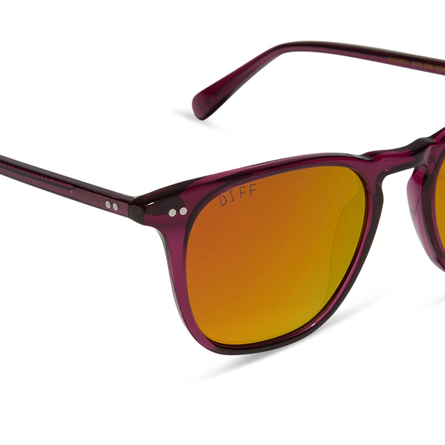 MAXWELL - UMBRIA CRYSTAL + SUNSET MIRROR SUNGLASSES