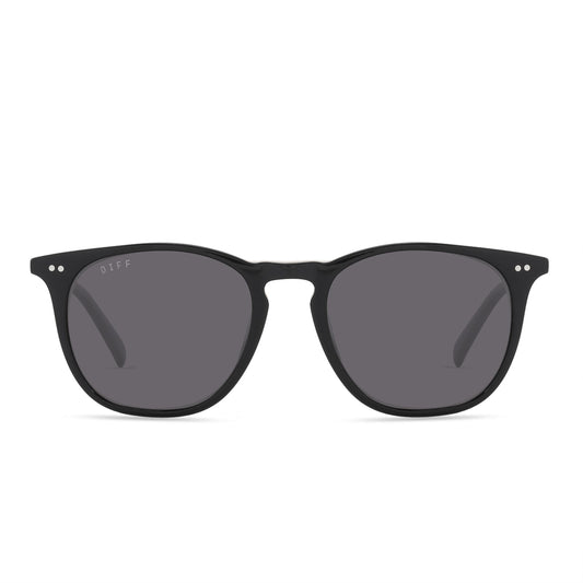 MAXWELL XL - BLACK + GREY POLARIZED SUNGLASSES