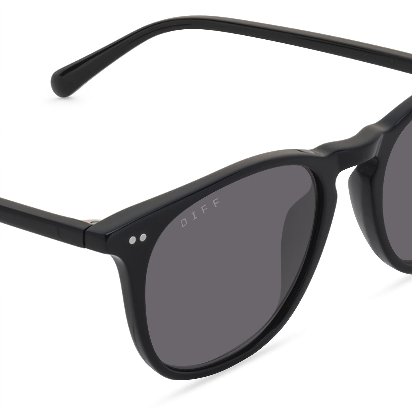 MAXWELL XL - BLACK + GREY POLARIZED SUNGLASSES