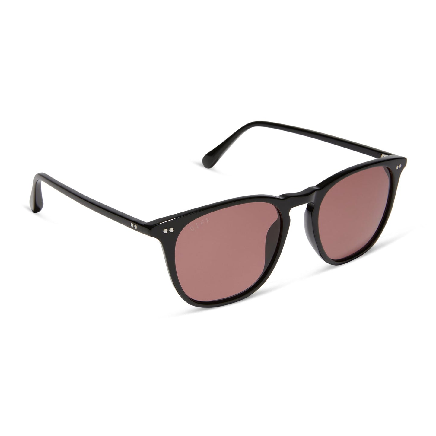 MAXWELL XL - BLACK + MAUVE + POLARIZED SUNGLASSES