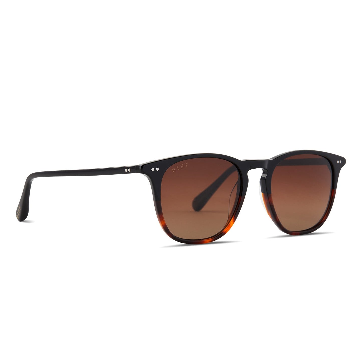 MAXWELL XL - BLACK TORTOISE + BROWN GRADIENT + POLARIZED SUNGLASSES