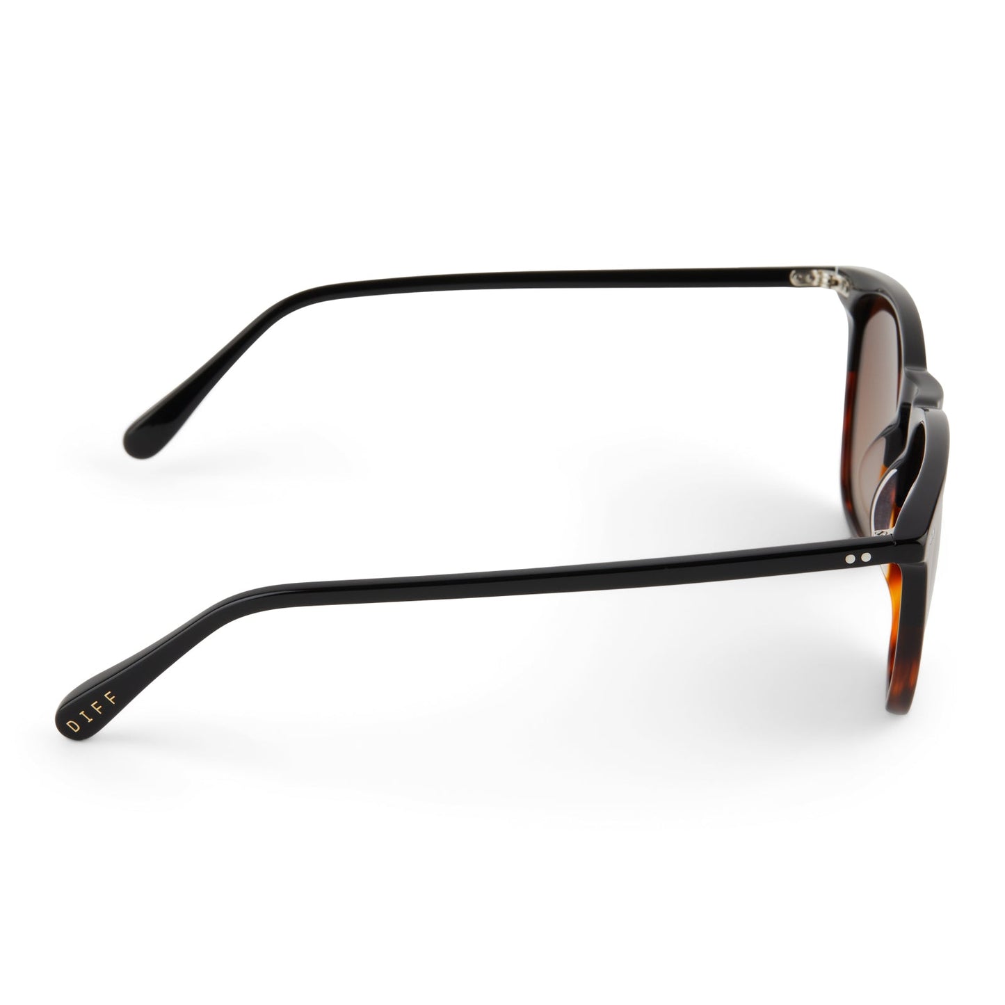 MAXWELL XL - BLACK TORTOISE + BROWN GRADIENT + POLARIZED SUNGLASSES