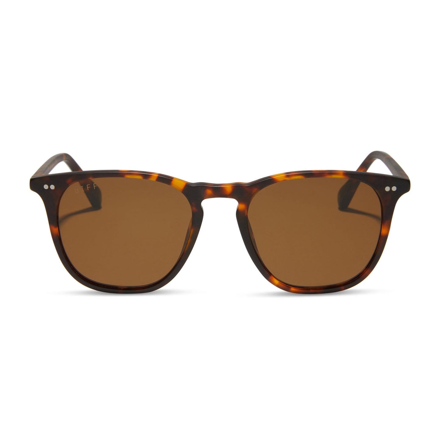 MAXWELL XL - MATTE RICH TORTOISE + BROWN + POLARIZED SUNGLASSES