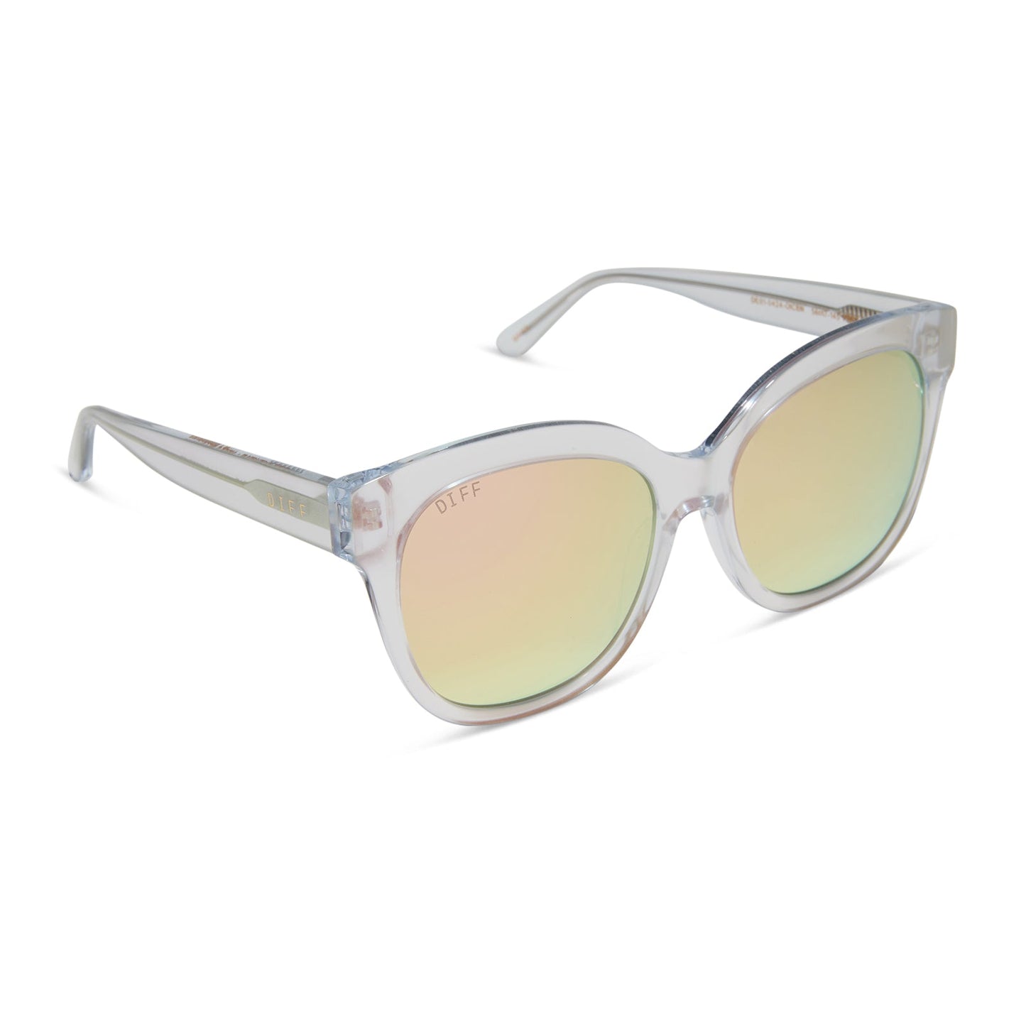 MAYA - OPALESCENT PINK + CHERRY BLOSSOM MIRROR SUNGLASSES